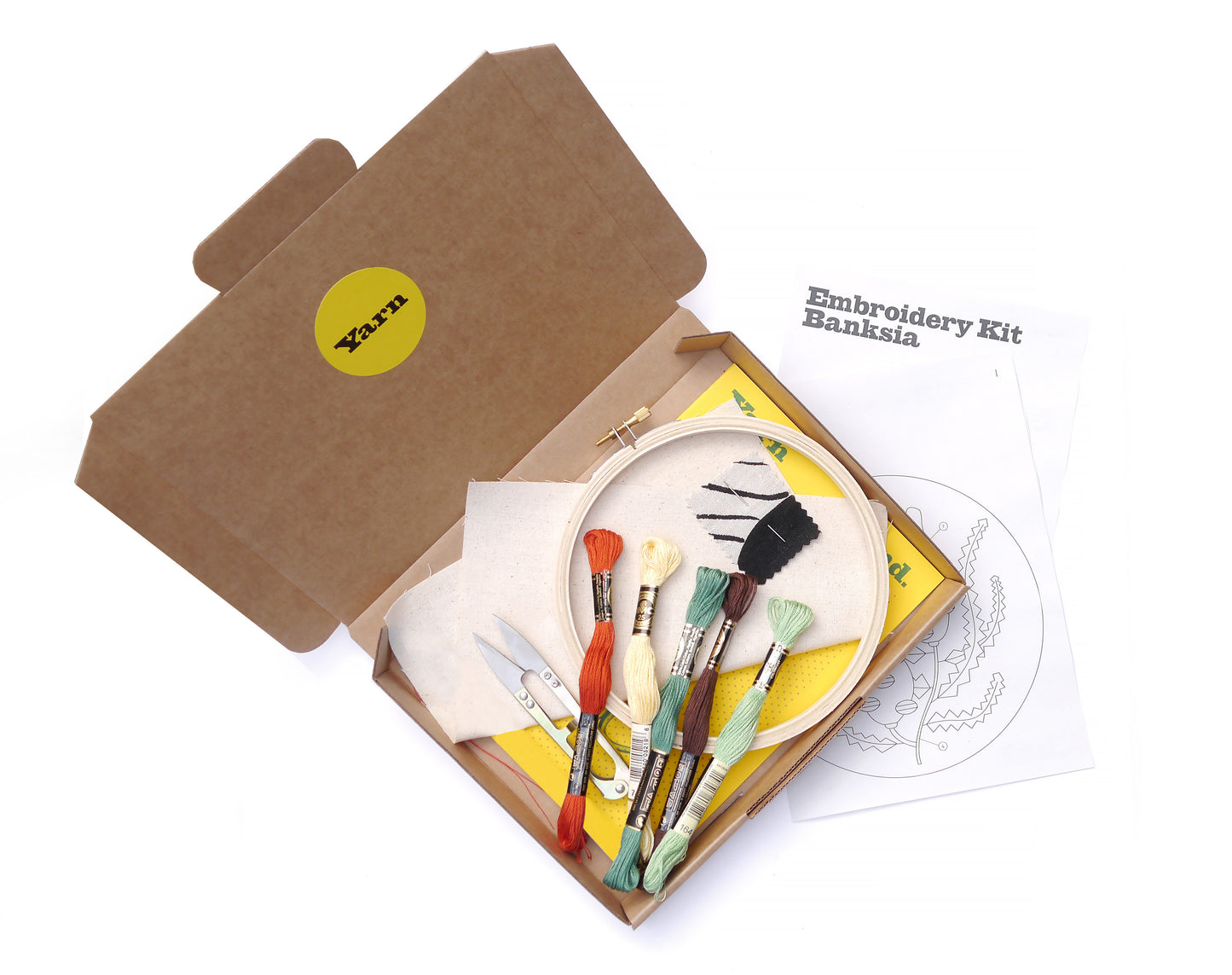 Beginners Embroidery Kit - Banksia