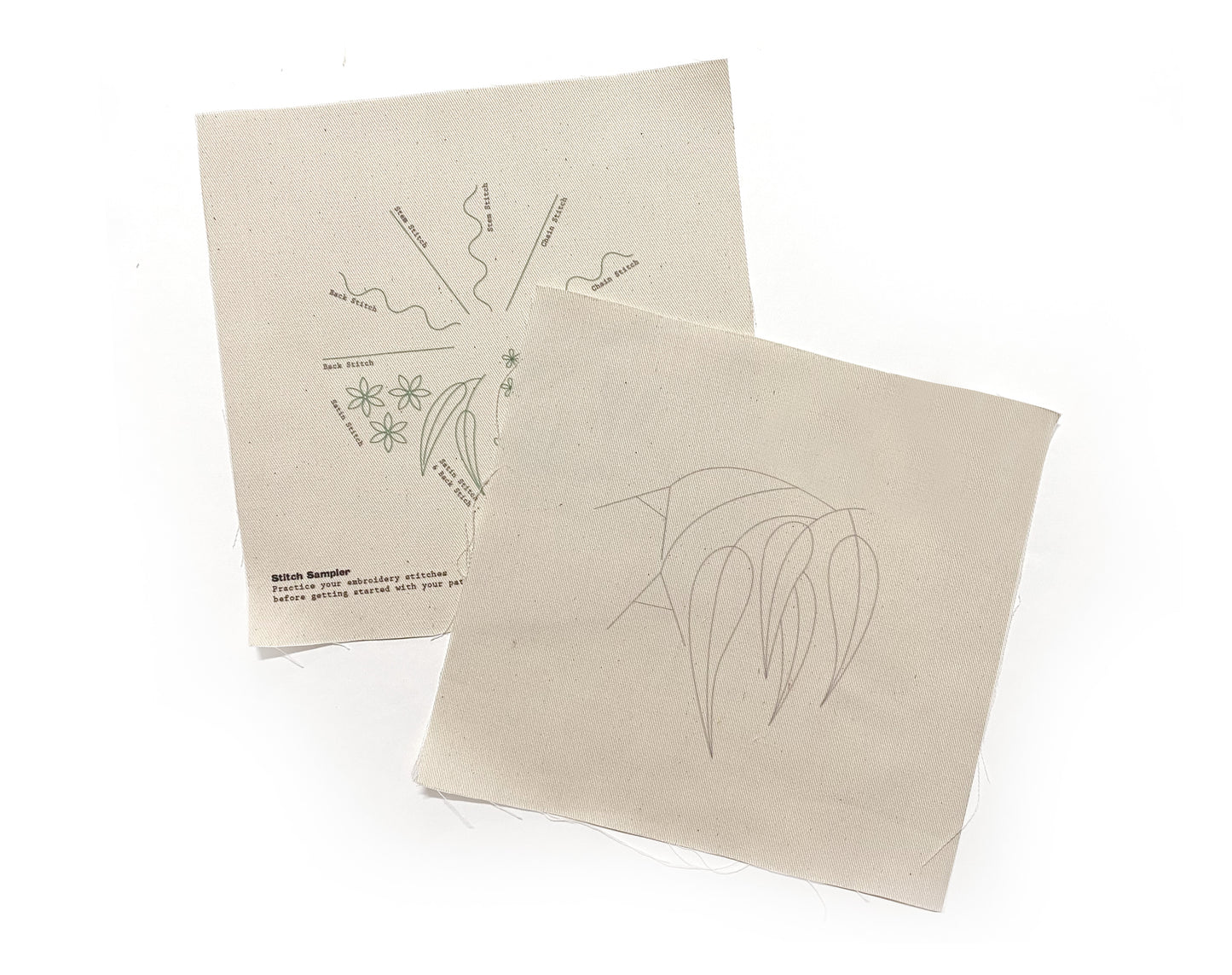 Beginners Embroidery Kit - Gum Leaf