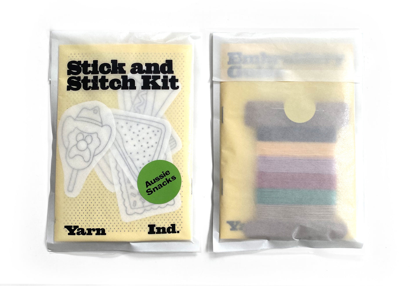 Stick & Stitch Embroidery Kit - Aussie Snacks
