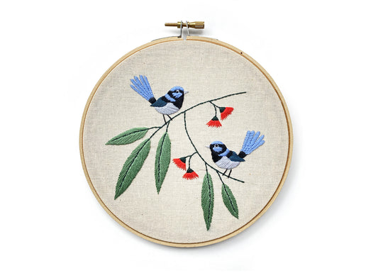 Beginners Embroidery Kit - Fairy Wren