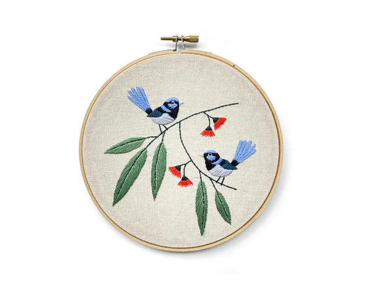 Beginners Embroidery Kit - Fairy Wren