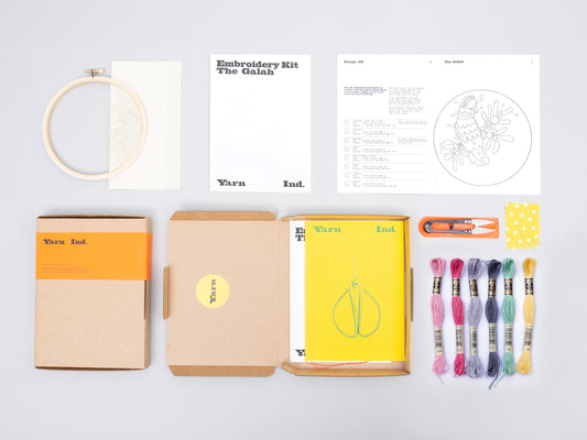 Beginners Embroidery Kit - Galah