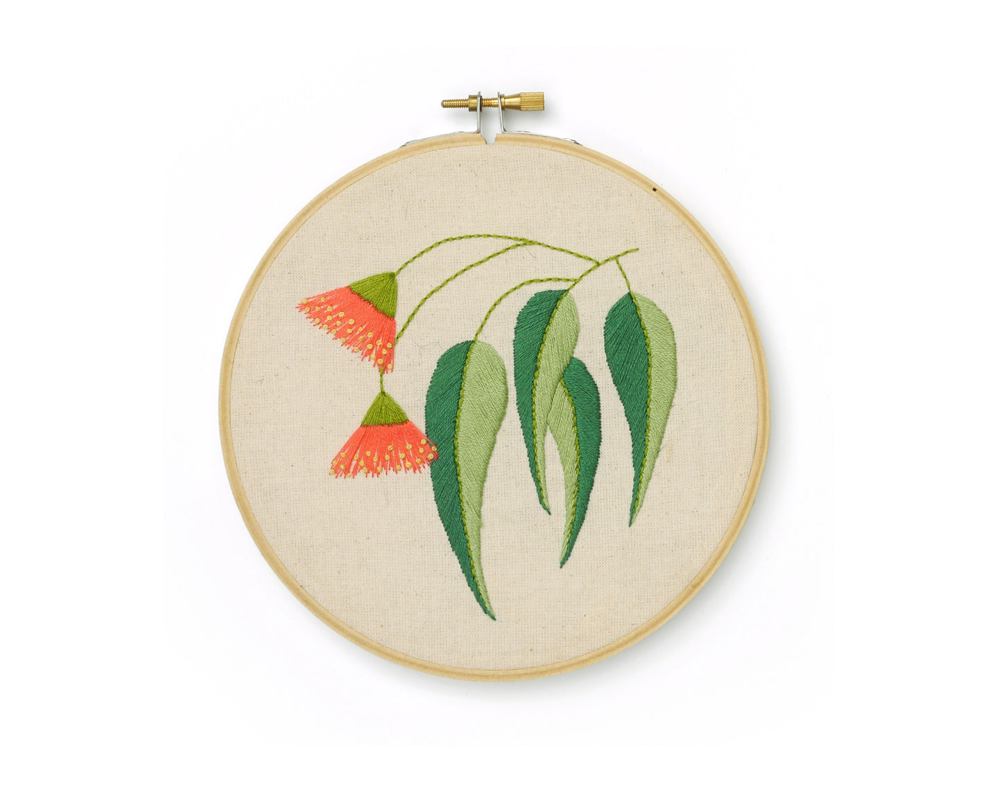 Beginners Embroidery Kit - Gum Leaf