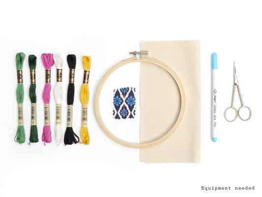 PDF Downloadable Embroidery Pattern - Honeyeater