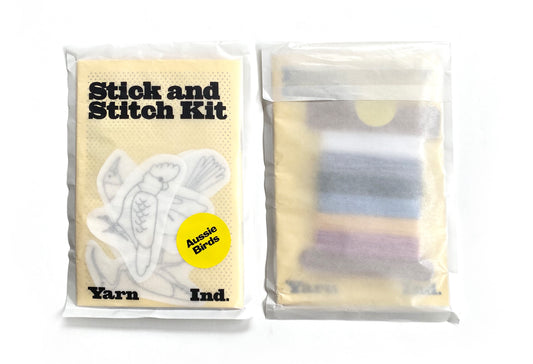 Stick & Stitch Embroidery Kit - Aussie Birds