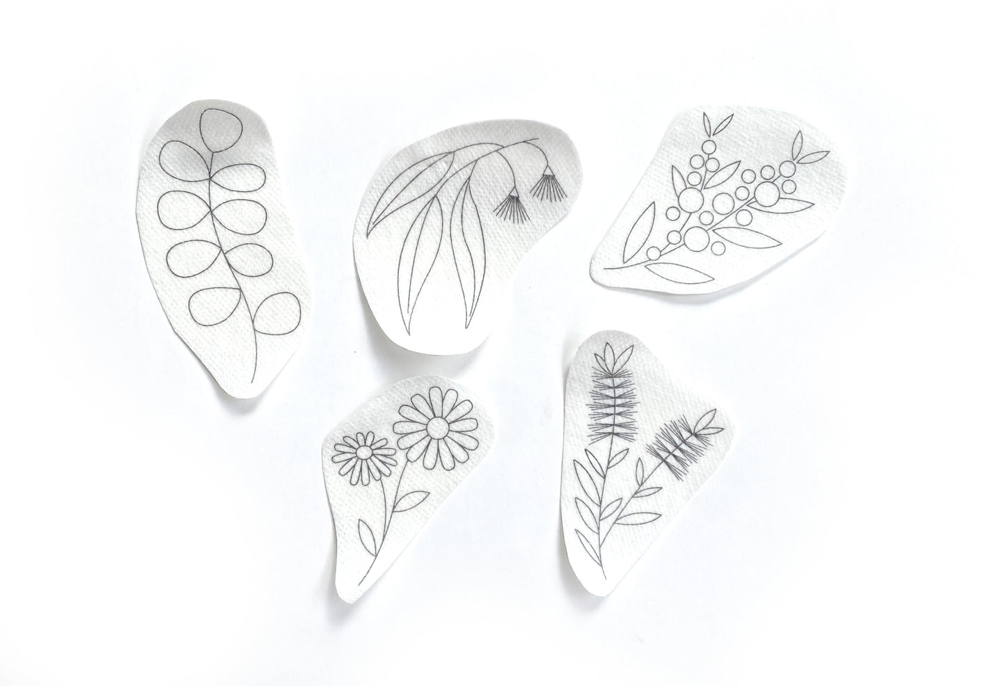 Stick & Stitch Embroidery Kit - Aussie Flowers