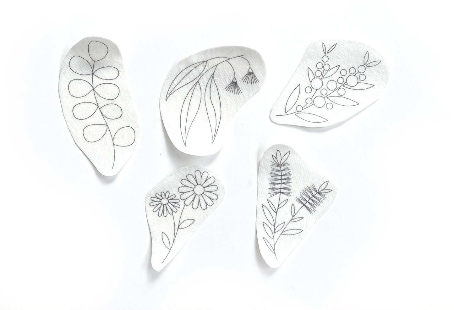 Stick & Stitch Embroidery Kit - Aussie Flowers