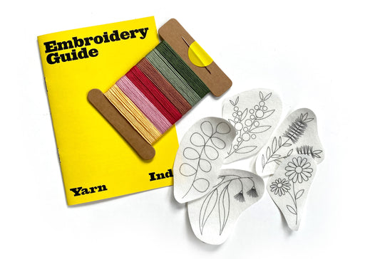 Stick & Stitch Embroidery Kit - Aussie Flowers