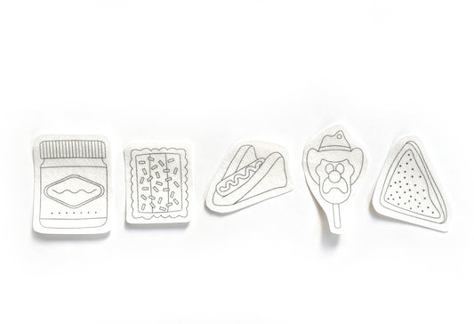 Stick & Stitch Embroidery Kit - Aussie Snacks