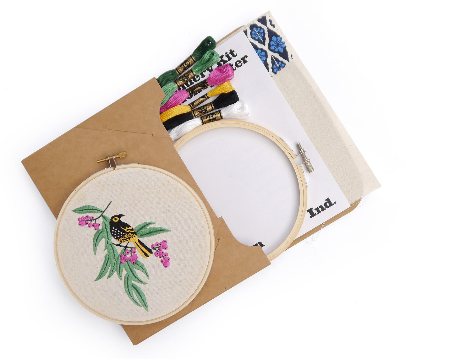 Auxiliary Embroidery Kit - Honeyeater Pattern