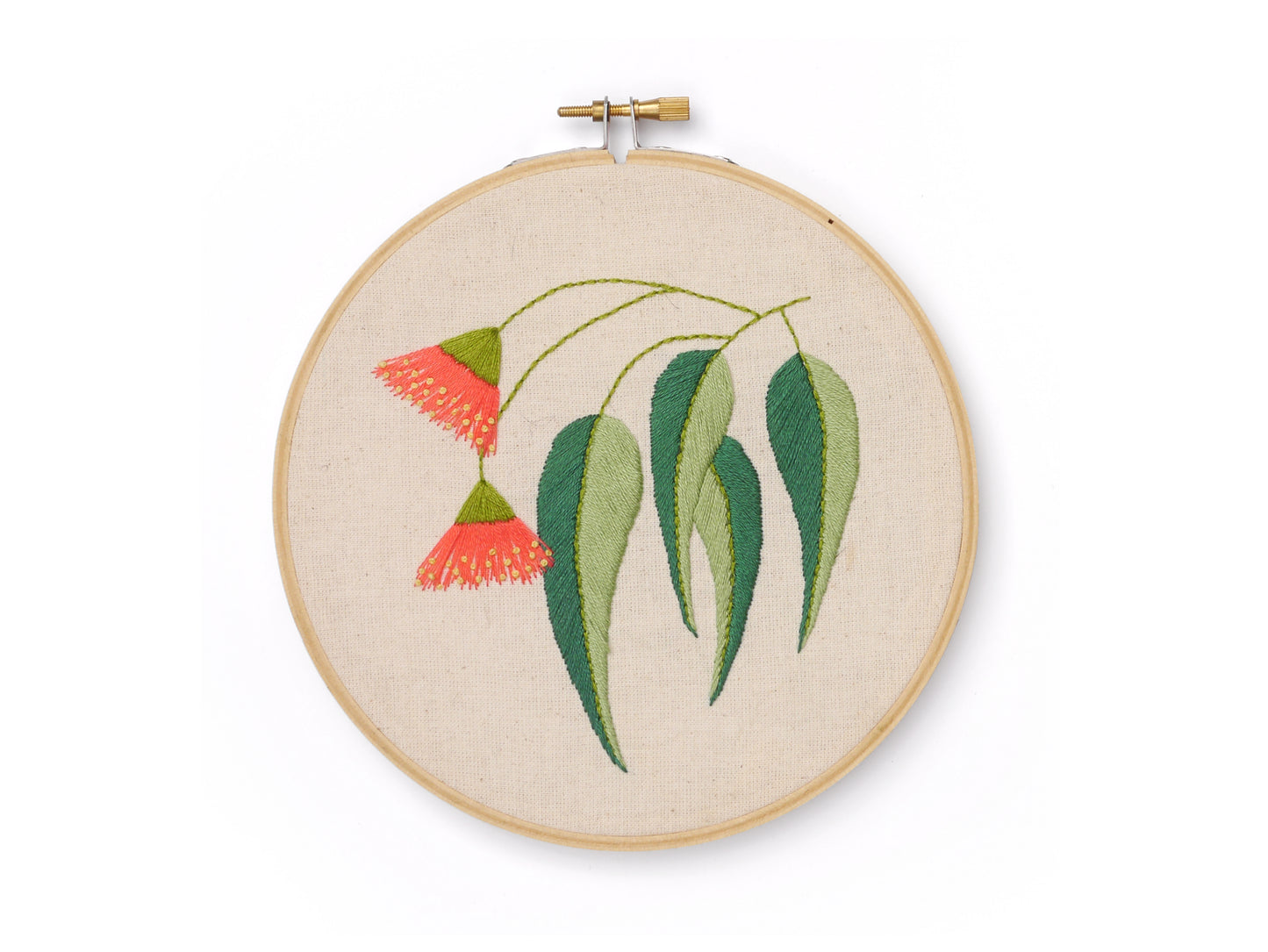 Beginners Embroidery Kit - Gum Leaf