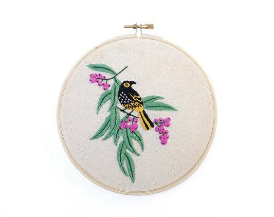 Beginners Embroidery Kit - Honeyeater